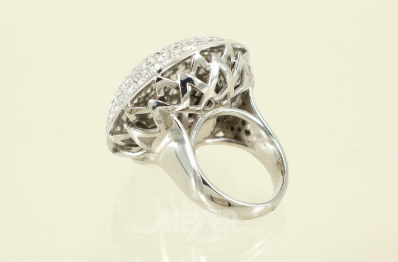 Damenring, 750er WG, Modellanfertigung