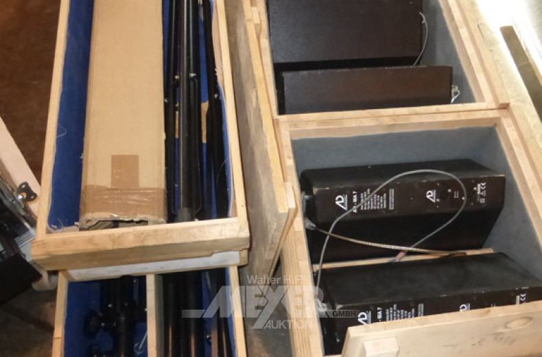 Tonanlage, im Flightcase, best. aus: