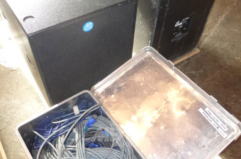 Tonanlage, im Flightcase, best. aus: