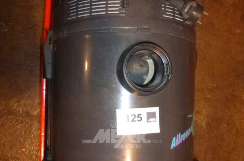 Industriestaubsauger, mit Zubehör