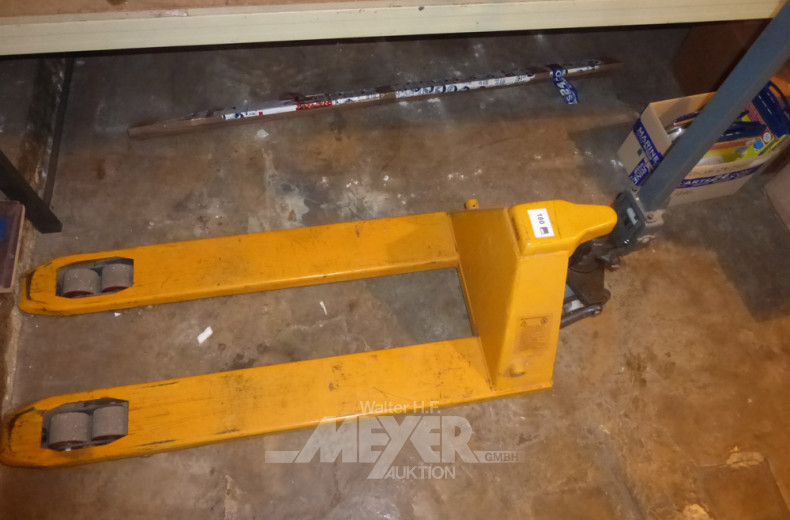 Gabelhubwagen mit Tandemrollen