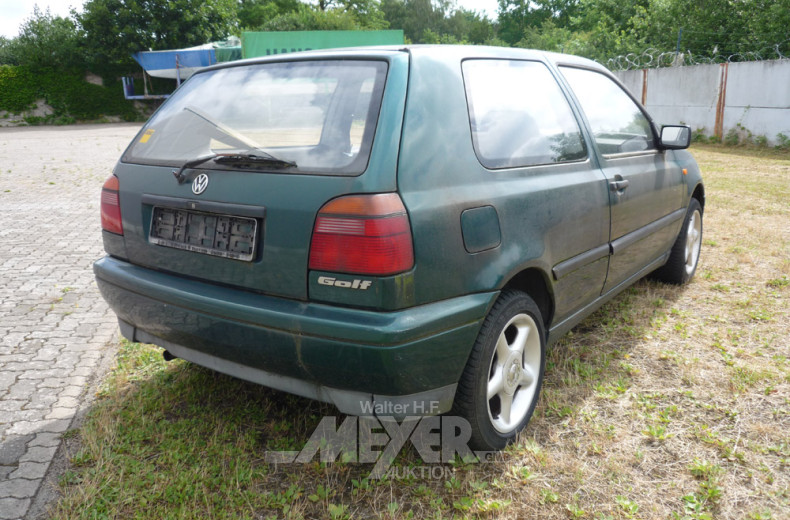 VOLKSWAGEN Golf III, grün