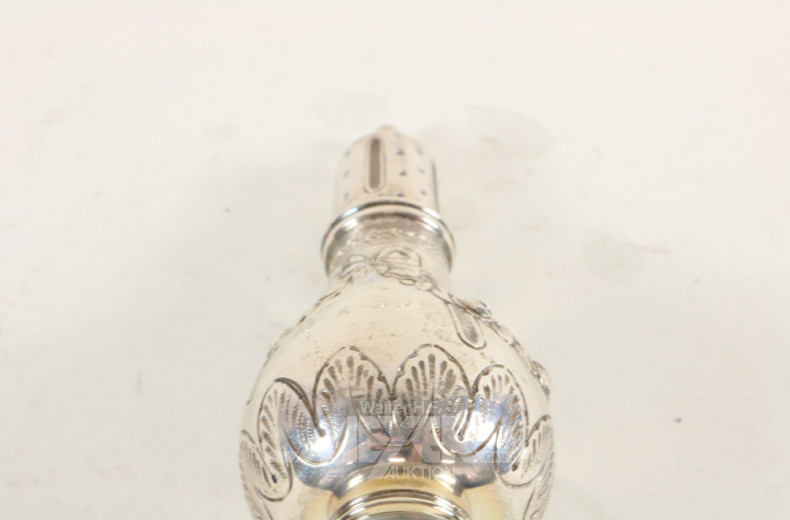 Gewürzstreuer, Silber, ca. 70 g.