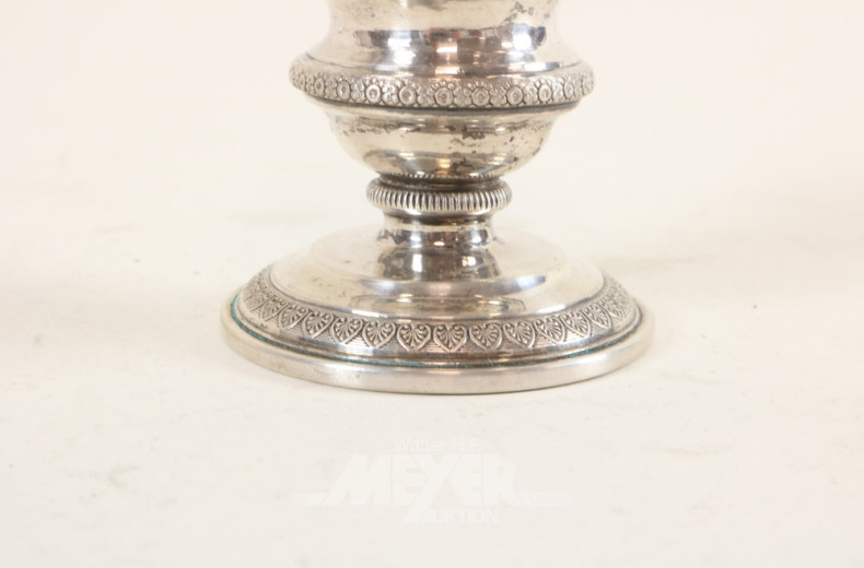 Zuckerstreuer, Silber, ca. 130 g.