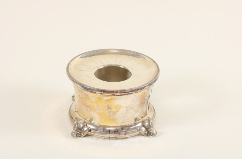 Stövchen, Silber 925er, ca. 320 g.