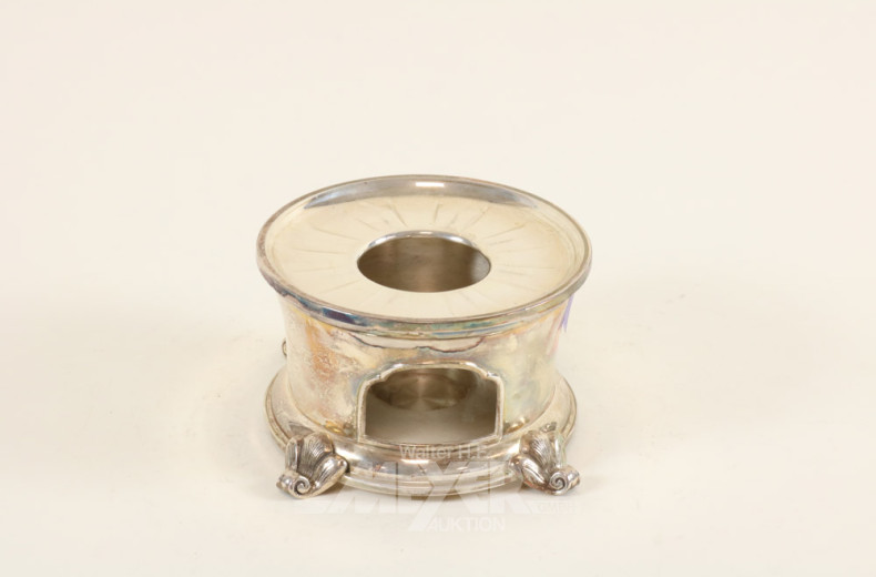 Stövchen, Silber 925er, ca. 320 g.