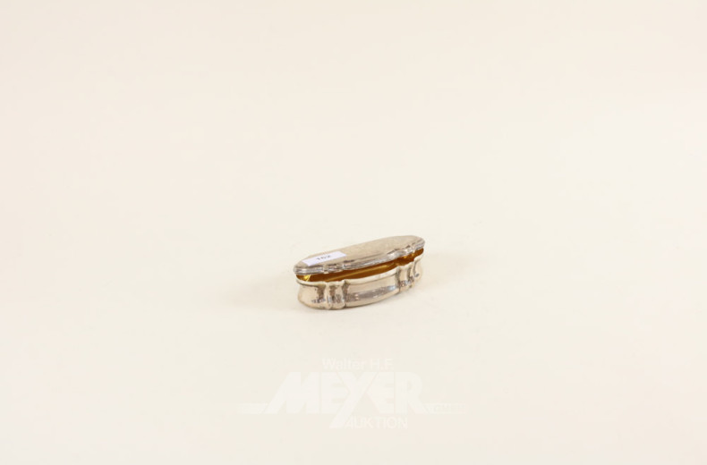 Tabatiere, Silber, 19 Jh. mit