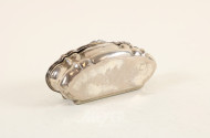 Tabatiere, Silber, 19 Jh. mit