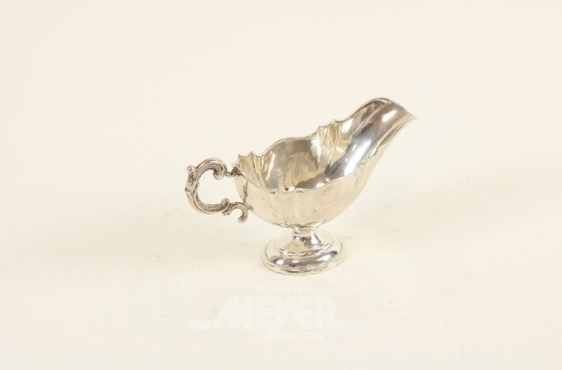 kl. Sauciere, 830er Silber,