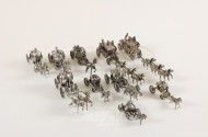 Sammlung Miniatur-Kutschen, ca. 10 Stück