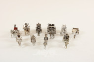Sammlung Miniatur-Kutschen, ca. 10 Stück