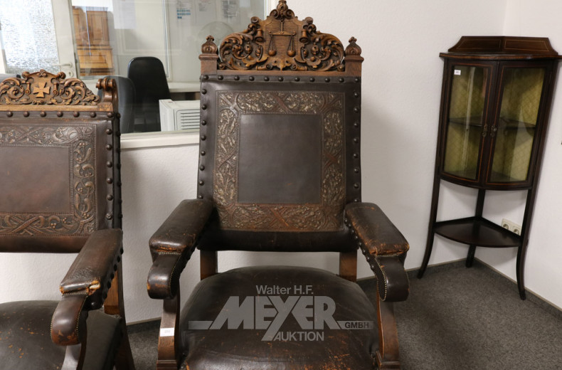 Paar Bürgermeisterstühle