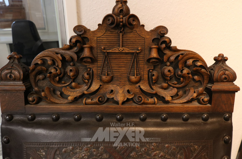 Paar Bürgermeisterstühle