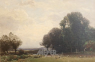 Gemälde, ''Norddeutsche Landschaft''