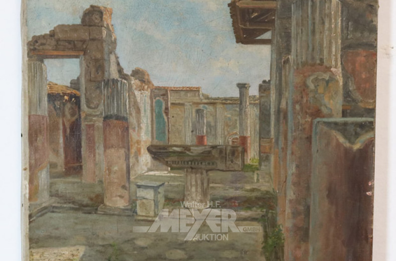 2 Gemälde ''Ortsansichten ''