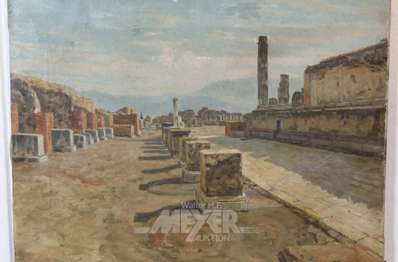 2 Gemälde ''Ortsansichten ''