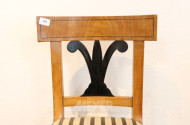 Biedermeier-Stuhl, Birkefurnier,