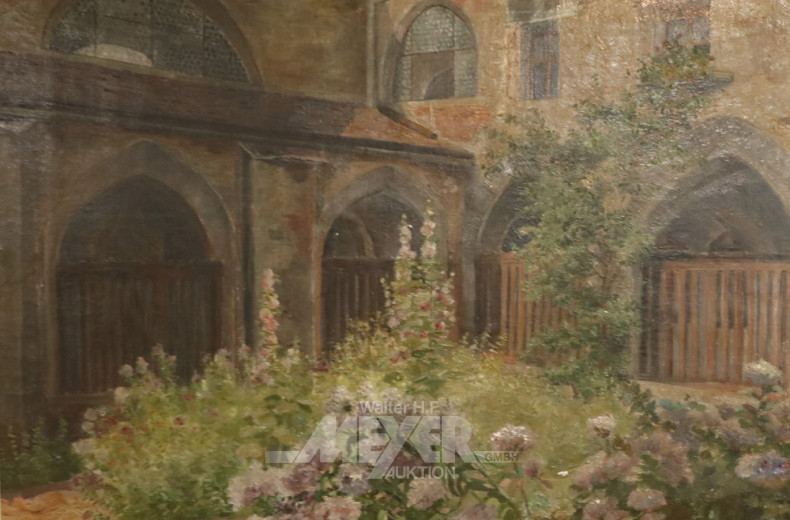 Gemälde ''Innenhof Kloster Neustift
