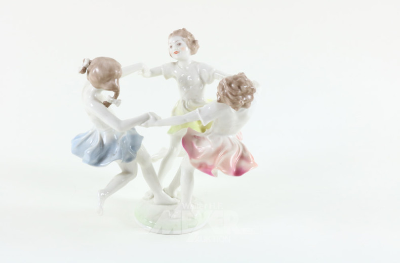 Porzellan-Gruppe ''Reigen''