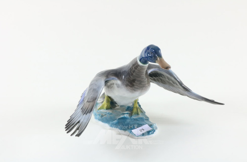 Porzellan-Figur ''Ente'', ROSENTHAL