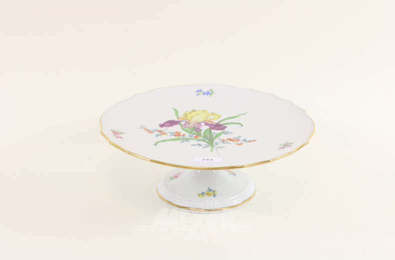 Porz.-Tortenplatte mit Standfuß