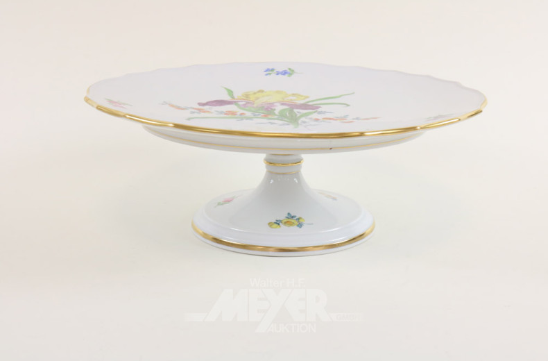 Porz.-Tortenplatte mit Standfuß