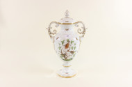 gr. Porz.-Amphoren-Deckelvase, HEREND