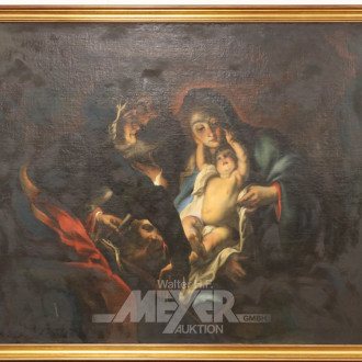 Gemälde ''Jesu Geburt'', unsigniert