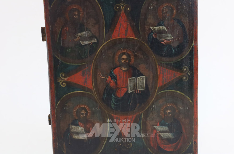 Ikone, vermutl. Griechenland, 18 Jh.