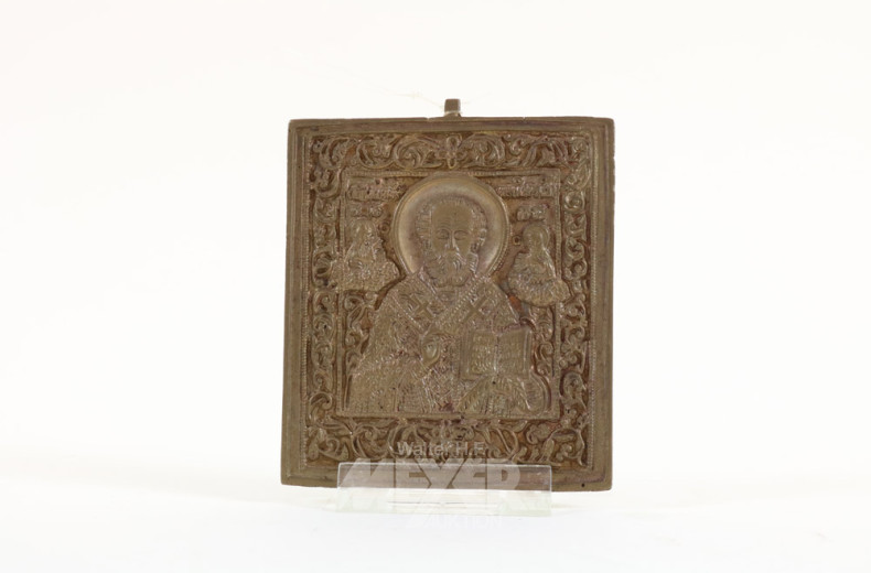 kl. Ikone, Messing ''Christus