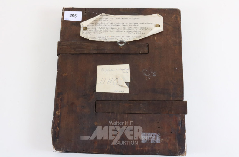 Ikone, ''3 Heilige mit Christus