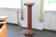 Mamor-Blumensäule, Höhe: ca. 110 cm