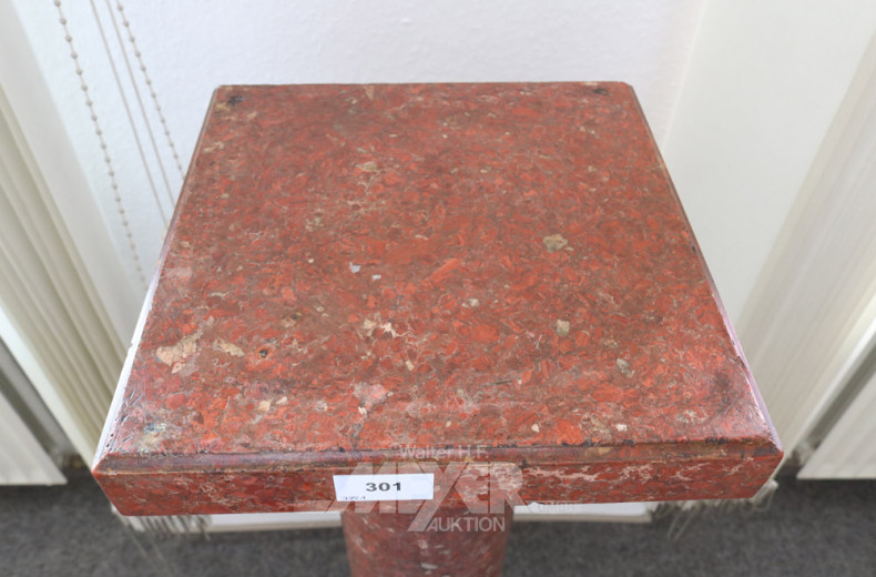 Mamor-Blumensäule, Höhe: ca. 110 cm