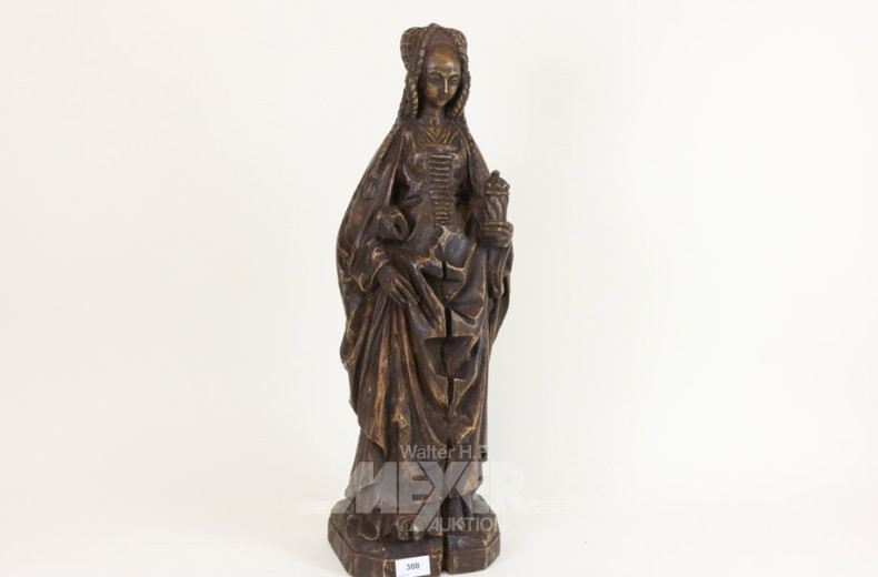 Holzfigur ''Madonna'', Höhe: ca. 60 cm