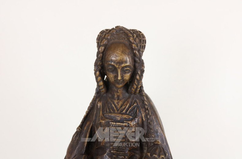 Holzfigur ''Madonna'', Höhe: ca. 60 cm
