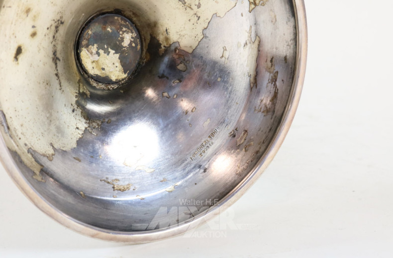 gr. Pokal, 800er Silber mit Innen-