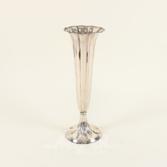 gr. Vase, 800er Silber, gefüllt,