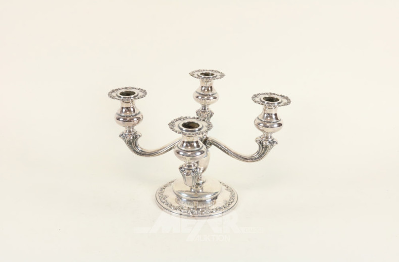 Kerzenleuchter, 925er Sterlingsilber,