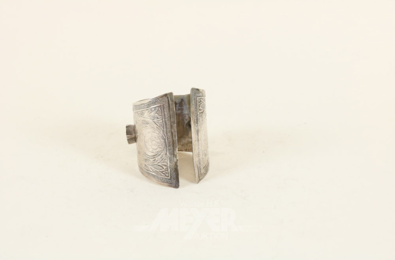 Armreif, Silber, vermtl. England,