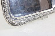 gr. Tablett, Silber,