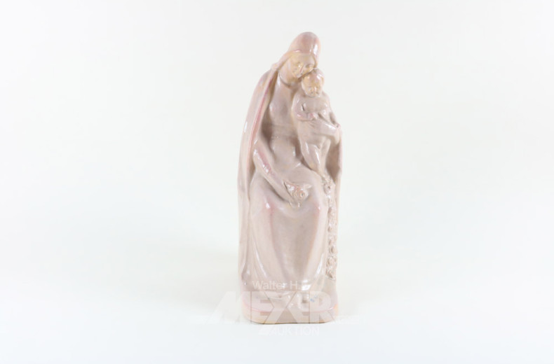 Keramik-Figur ''Madonna mit Kind''