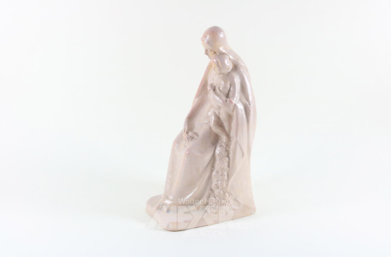 Keramik-Figur ''Madonna mit Kind''