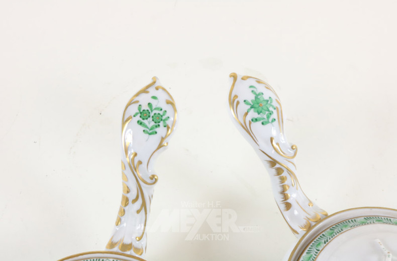 Paar Porz.-Zucker-Deckeldosen