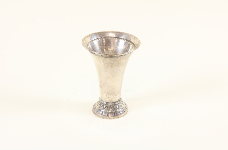 Pokalvase, 800er Silber, ca. 150 g.