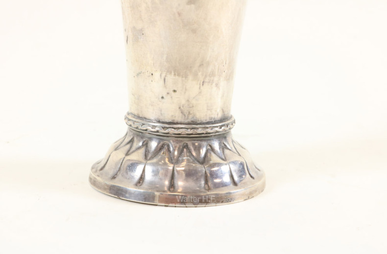 Pokalvase, 800er Silber, ca. 150 g.