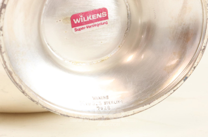 Henkel-Vase, WILKENS, 925er Silber
