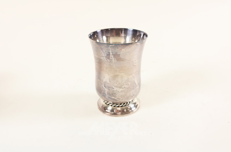 6 Silberbecher, 925er Sterling,