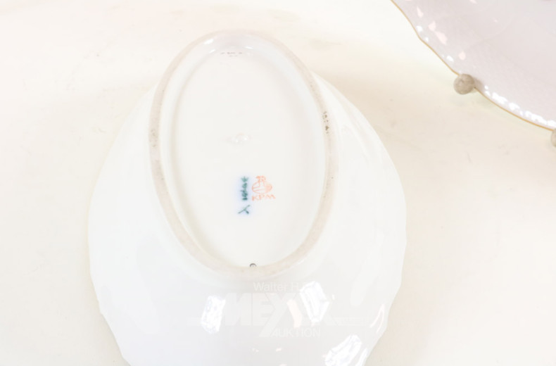 Paar ovale Schälchen, KPM