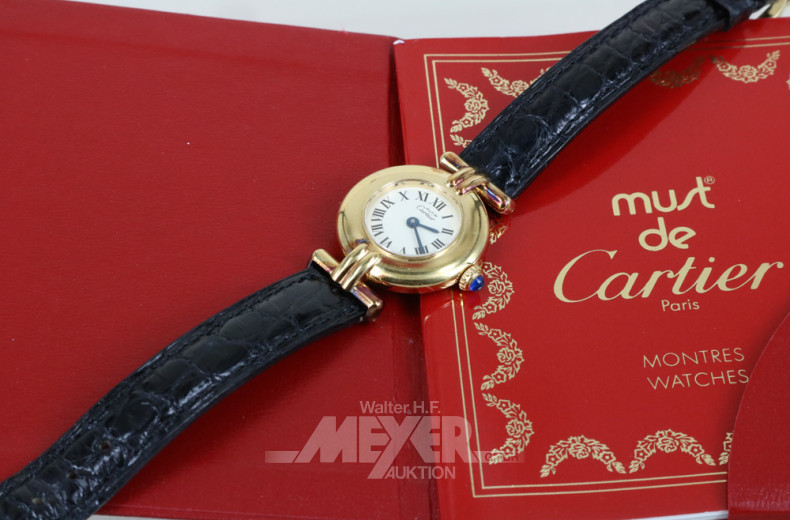 kl. Damenarmbanduhr, CARTIER,