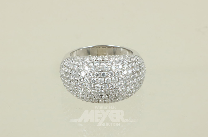 Damenring, 750er WG, Bandringform,